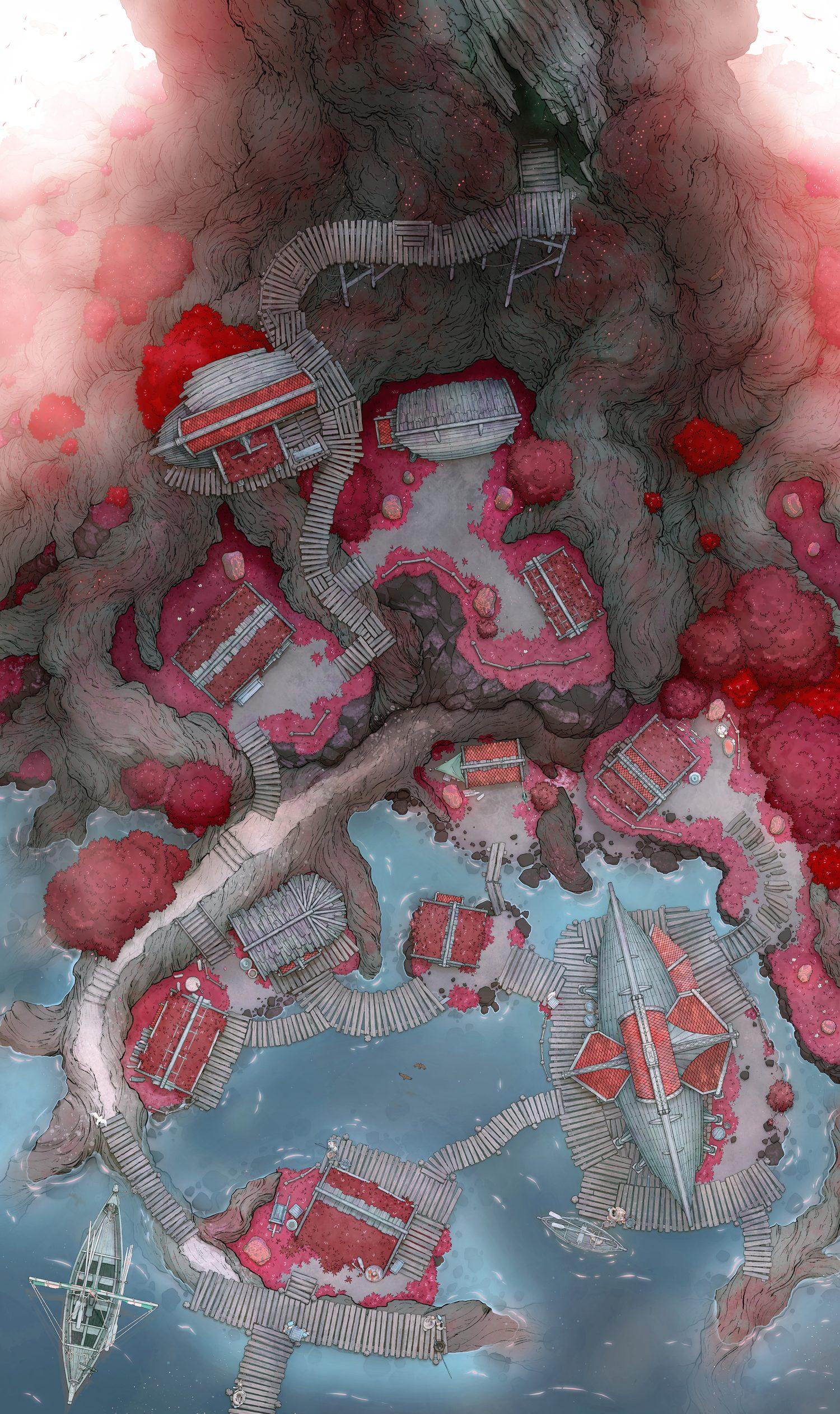 A sample regional map with interactive demo pins.